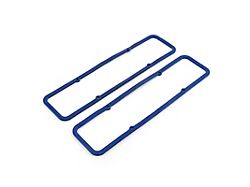 Speedmaster Chevy 350 Rubber Valve Cover Gasket Set; Blue
