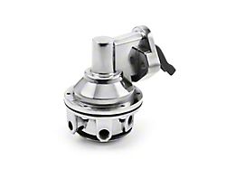 Speedmaster Chevy 454 High Volume Mechanical Fuel Pump with 1/4-Inch NPT Fitting; Chrome (Universal; Some Adaptation May Be Required)