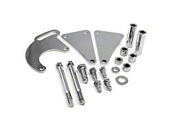 Speedmaster Chevy 454 Power Steering Bracket Kit for Long Water Pump; Polished (Universal; Some Adaptation May Be Required)