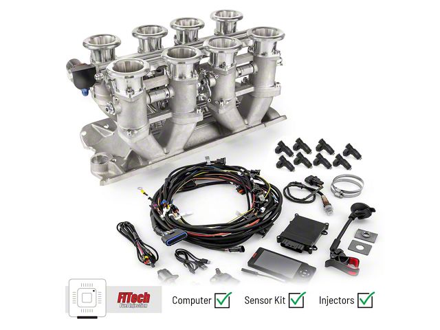Sbc Fuel Injection Speedmaster Universal EK Chevy SBC 350 Downdraft and FiTech Ultra EFI ...