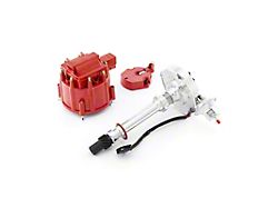 Speedmaster Chevy SBC/BBC 6000 Series 65K Coil HEI Distributor; Red (Universal; Some Adaptation May Be Required)