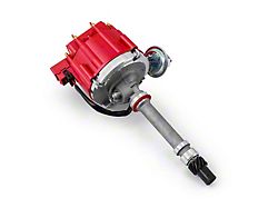 Speedmaster Chevy SBC/BBC 6000 Series 65K Coil HEI Distributor with Tach Drive; Red (Universal; Some Adaptation May Be Required)