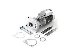 Speedmaster Chevy SBC/BBC Billet Aluminum Mini High-Torque Starter; Black (Universal; Some Adaptation May Be Required)