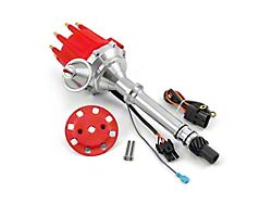 Speedmaster Chevy SBC/BBC Pro-Billet Ready-to-Run Distributor; Red (Universal; Some Adaptation May Be Required)