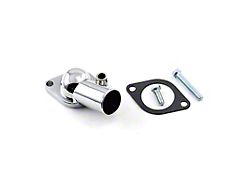 Speedmaster Chevy Small Block Thermostat Housing Water Neck; 15-Degree; Chrome (Universal; Some Adaptation May Be Required)