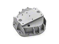 Speedmaster Dana 50/60/70 10-Bolt Aluminum Rear Axle Differential Cover; Satin (Universal; Some Adaptation May Be Required)