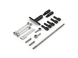 Speedmaster Dual Side Mount Carburetor Linkage Kit for Blower and Tunnel Ram Applications (Universal; Some Adaptation May Be Required)