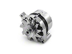 Speedmaster Ford 1G V-Belt High Output Alternator; 100 Amp; Chrome (Universal; Some Adaptation May Be Required)