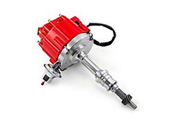 Speedmaster Ford 289/302 Windsor 6000 Series 65K Coil HEI Distributor; Red (Universal; Some Adaptation May Be Required)