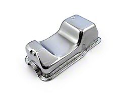 Speedmaster Ford 289/302 Windsor Fox Body Fabricated Dual Sump Oil Pan; Chrome (Universal; Some Adaptation May Be Required)