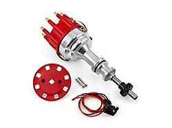 Speedmaster Ford 351 Cleveland 8020 Series Pro Billet Ready to Run Distributor; Red (Universal; Some Adaptation May Be Required)