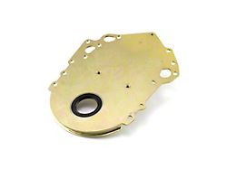 Speedmaster Ford 351 Cleveland Steel Timing Cover with Seal; Zinc (Universal; Some Adaptation May Be Required)