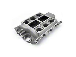 Speedmaster Ford 390/428 FE 6-71/8-71 Supercharger Aluminum Intake Manifold; Satin (Universal; Some Adaptation May Be Required)