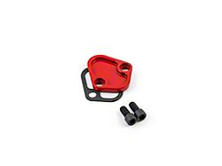 Speedmaster Fuel Pump Block-Off Plate; Red (Universal; Some Adaptation May Be Required)