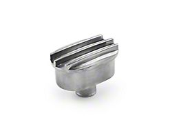 Speedmaster Nostalgic Finned Billet Valve Cover Breather Cap; Push-In Style (Universal; Some Adaptation May Be Required)