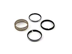 Speedmaster Plasma Moly Piston Ring Set; Zero Gap; 1/16-Inch / 1/16-Inch / 3-16-Inch; 4.165-Inch Bore