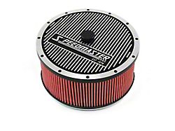 Speedmaster Round Elite Top Washable Element Dropped Base Air Cleaner Kit; 14 x 6-Inch (Universal; Some Adaptation May Be Required)