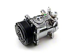 Speedmaster Sanden 508 Serpentine Belt A/C Compressor; Chrome (Universal; Some Adaptation May Be Required)