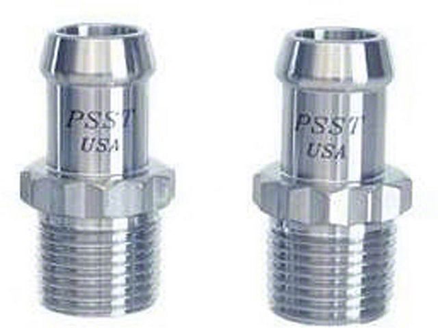 Stainless Intake & Water Pump Heater Hose Fittings, With 12-Point Head 12-Point Head 5/8 X 1-3/4, Stainless Steel