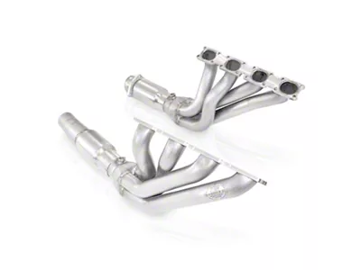 Stainless Works 2-Inch Catted Long Tube Headers; Factory Connect (93-95 Corvette C4 ZR1)