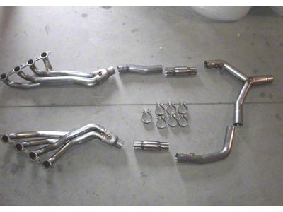 Stainless Works 1-3/4-Inch Long Tube Headers with Catted Y-Pipe; Factory Connect (01-02 5.7L Firebird)
