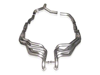 Stainless Works 1-3/4-Inch Long Tube Headers with Catted Y-Pipe; Factory Connect (96-97 5.7L Firebird)