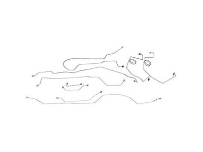 F150 4X4 R/C-L/B OE Brk.Line Set'76-79