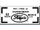 Starter Decal - Ford