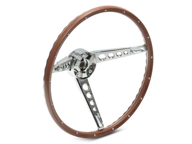 Steering Wheel - Simulated Wood - 3-Spoke - Ford & Mercury