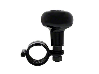 Steering Wheel Spinner - Black with Clamp