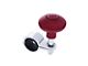 Steering Wheel Spinner - Candy Red with Chrome Clamp