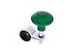 Steering Wheel Spinner - Emerald Green with Chrome Clamp