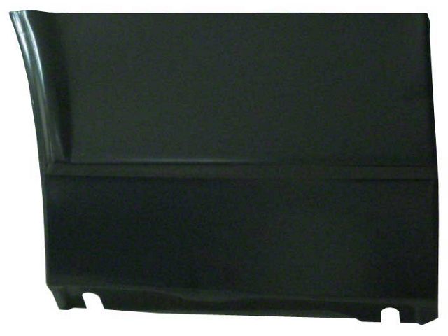 Front Fender Lower Rear Repair Panel with Brace; Driver Side (67-68 Camaro)