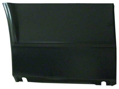Front Fender Lower Rear Repair Panel with Brace; Driver Side (67-68 Camaro)