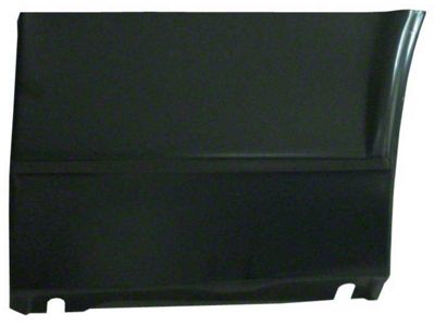 Front Fender Lower Rear Repair Panel with Brace; Passenger Side (67-68 Camaro)