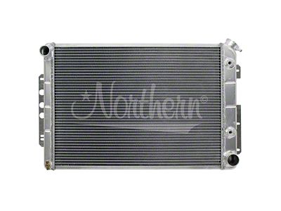 Muscle Car Aluminum Radiator; 27-3/4 x 18-7/8 x 3-1/8 (67-69 Big Block V8 Camaro w/ Automatic Transmission)