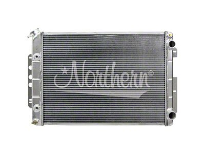 Muscle Car Aluminum Radiator for LS Conversion; 27-3/4 x 18-1/2 x 3-1/8 (67-69 Camaro)