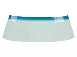 Windshield with Tint Band; Green Tint (67-69 Camaro Coupe)