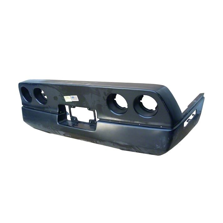 Ecklers OE Style Rear Bumper; Unpainted Flex Fiberglass (84-90