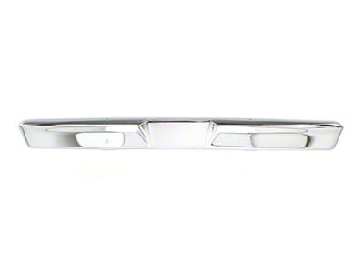 Front Bumper with License Plate Holes; Chrome (67-78 F-100, F-150, F-250)