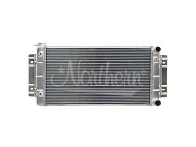 Muscle Car Aluminum Radiator for LS Conversion; 31 x 15-1/4 x 3 (55-57 150, 210, Bel Air, Nomad)