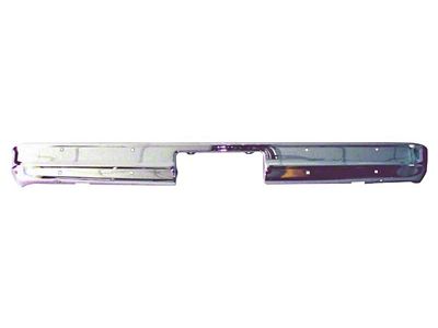 Rear Bumper without Impact Strip Holes; Chrome (73-80 Blazer, C10/C15/C20 Fleetside, Jimmy, K10/K15/K20 Fleetside, Suburban)