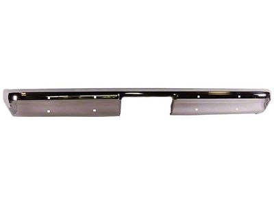 Rear Bumper without Impact Strip Holes; Chrome (81-91 Blazer, C10/C15/C20 Fleetside, Jimmy, K10/K15/K20 Fleetside)