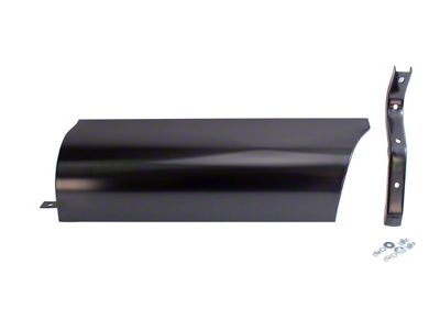 Running Board Splash Apron with Support Brace; Driver Side (47-53 Chevrolet/GMC Truck Stepside w/ Short Bed)