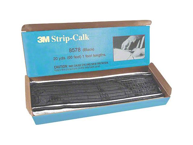 Strip Caulk - 3M Brand - 60' Total In 1' Strips