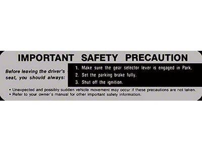66-69 Icd S-visor Safety Preca