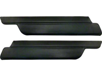 Sun Visors - Deluxe Padded Type - Ford Galaxie Fastback - Black