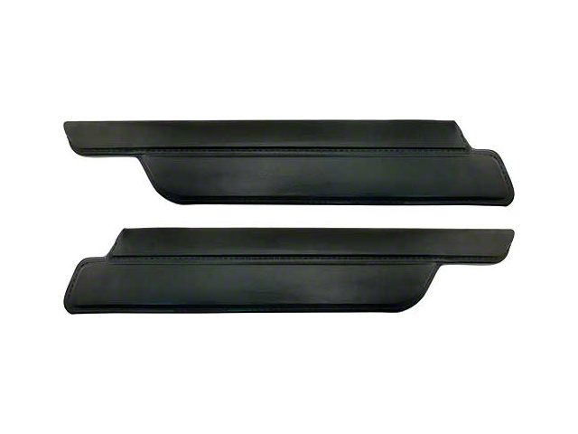 Sun Visors - Deluxe Padded Type - Ford Galaxie Fastback - Black