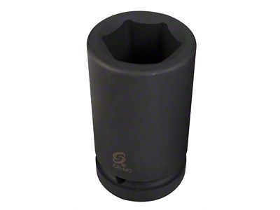 Sunex 1-Inch Drive Deep Impact Socket; 6-Point; 3-1/8-Inch