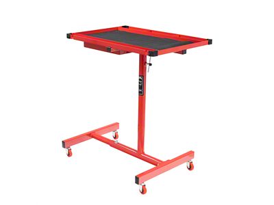 Sunex Deluxe Work Table; Red